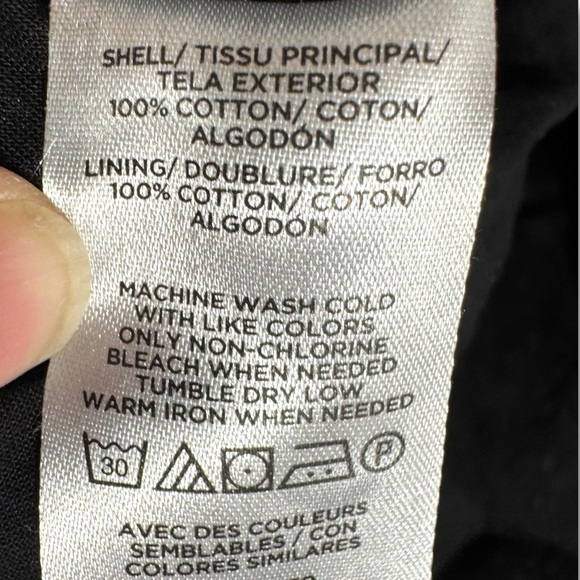 Ann Taylor Factory Embroidered Eyelet Ruffle Sleeveless Top, Black/White, Size M - Picture 6 of 11